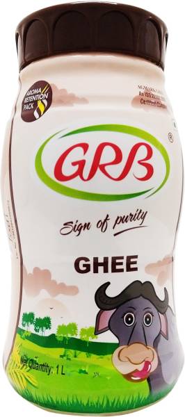 GRB Buffalo Ghee 1 L Plastic Bottle