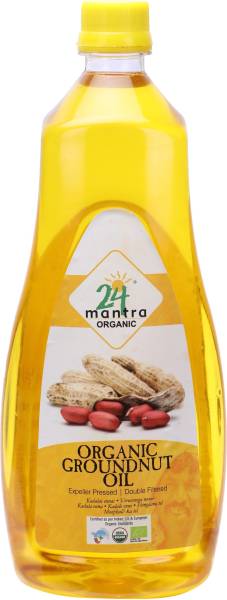 24 Mantra Organic Groundnut Oil Plastic Bottle