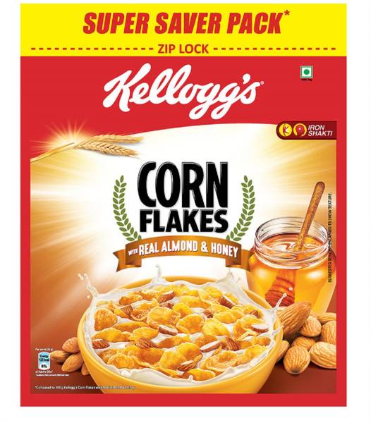 Kellogg's Corn Flakes Real Almond &amp; Honey