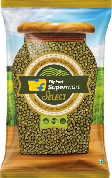 Flipkart Supermart Select Unpolished Green Moong Dal (Whole)
