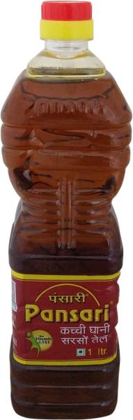 Pansari Kacchi Ghani Mustard Oil Plastic Bottle