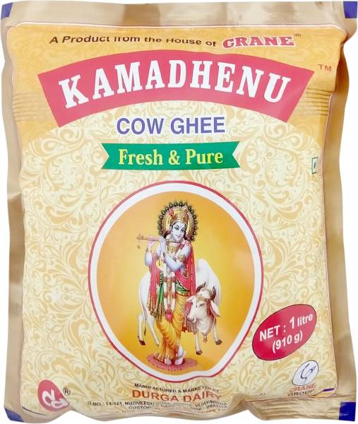 Durga Kamadhenu Cow Ghee 1 L Pouch