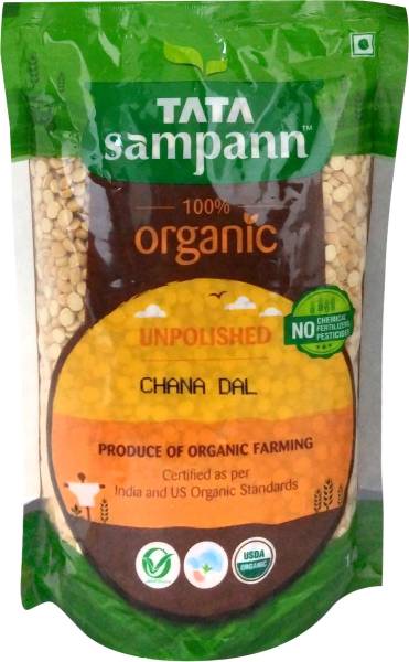 Tata Sampann Organic Unpolished Chana Dal (Split)