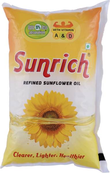 Sunrich Refined Sunflower Oil Pouch