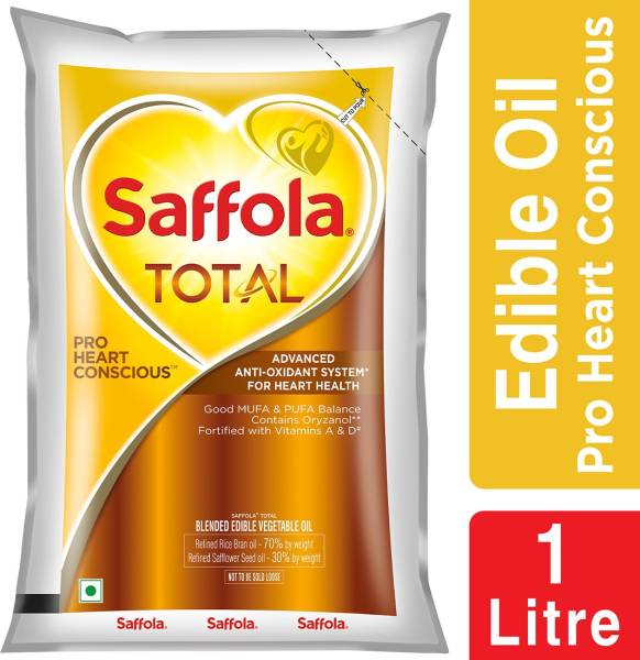 Saffola Total-Pro Heart Conscious Edible Oil Blended Oil Pouch