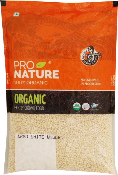 Pro Nature Organic Unpolished White Urad Dal (Whole)