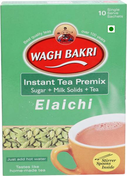Waghbakri Elaichi Premix Instant Tea Box