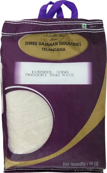 Shree Gajanan Industries Kurnool Sona Masoori Rice (Raw)