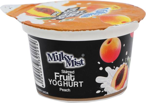 Milky Mist Stirred Peach Fruit Yogurt Peach