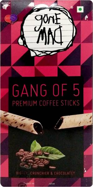 Gone Mad Gang of 5 Premium Coffee Wafer Rolls