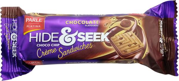 Parle Hide and Seek Choco Chip Creme Sandwiches Chocolate Flavoured