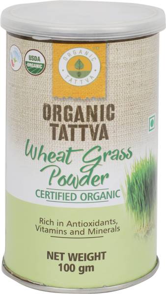 Organic Tattva Wheat Grass Powder Nutrition Drink