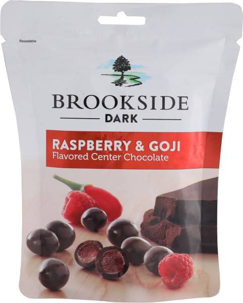 Brookside Raspberry and Goji Dark Chocolate Truffles