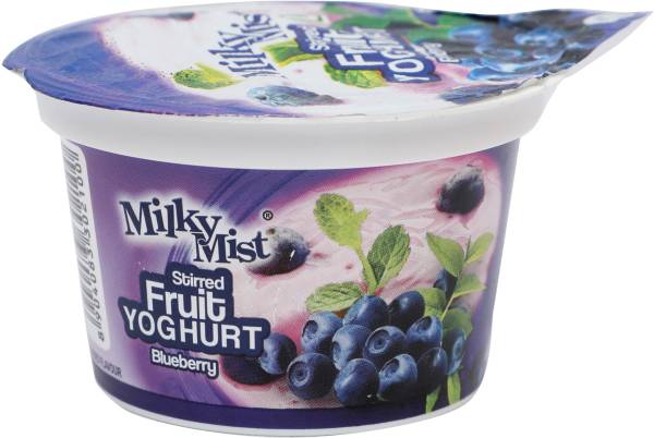 Milky Mist Stirred Blueberry Fruit Yogurt Blueberry