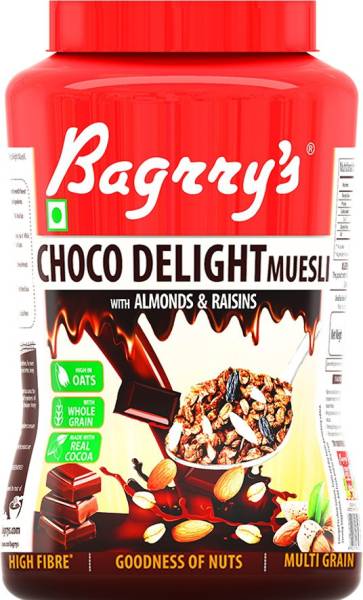 Bagrry's Choco Delight Muesli With Almonds &amp; Raisins 1000g