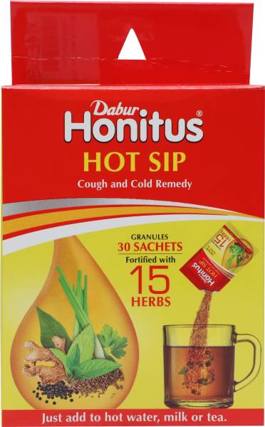 Dabur Honitus Hot Sip Herbal Infusion Box