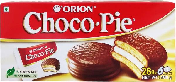 Orion Choco Pie Chocolate Coated Soft Biscuit