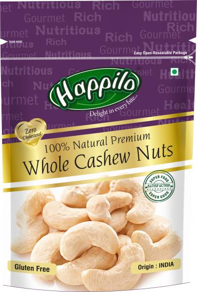Happilo 100% Natural Premium Whole Nuts Cashews