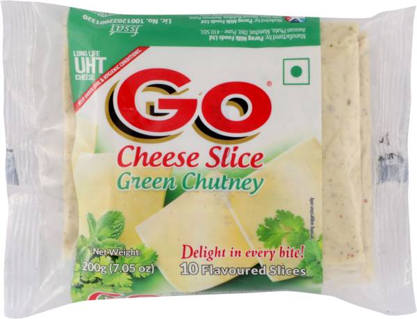 Go Green Chutney Processed cheese Slices