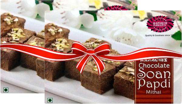 Karachi Bakery Chocolate Soan Papdi Mithai Box