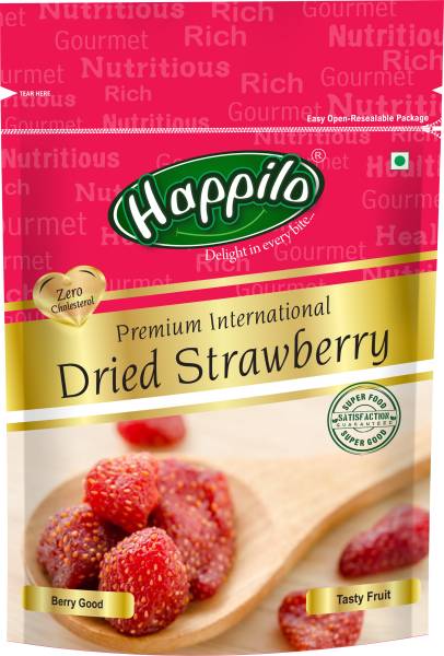 Happilo Premium International Exotic Dried Strawberries