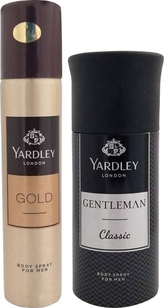 Yardley London Gentleman Classic Deo with Gold Deo Deodorant Spray  -  For Men