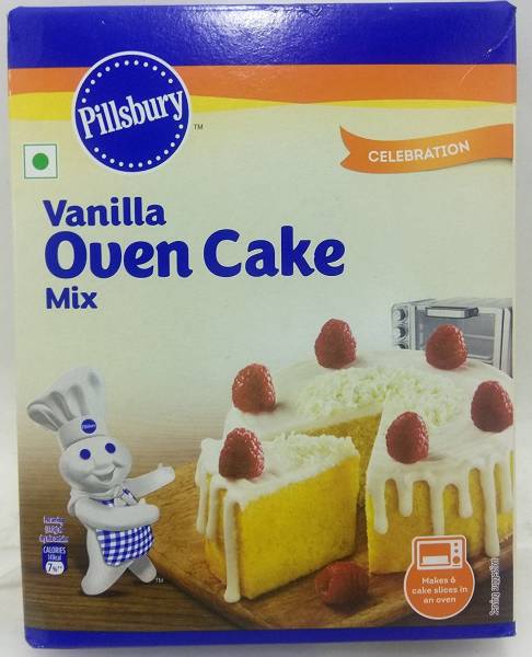 Pillsbury vanilla oven cake mix 225 g