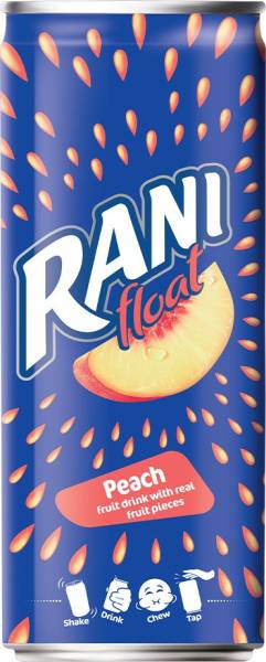 Rani Float Fruit Drink with Real Fruit Pieces, Peach