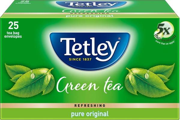 Tetley Refreshing Pure Original Green Tea Bags Box