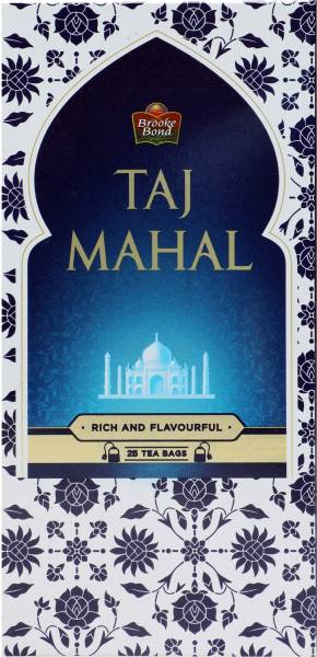 Taj Mahal Rich and Flavourful Tea Bags Box