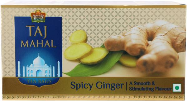 Taj Mahal Spicy Ginger Tea Bags Box