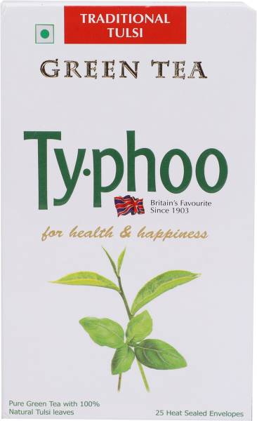 Typhoo Traditional Tulsi Green Tea Bags Box