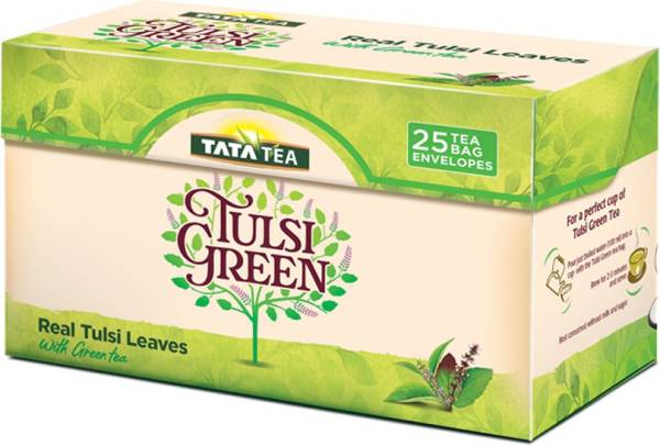 Tata Tulsi Green Tea Bags Box