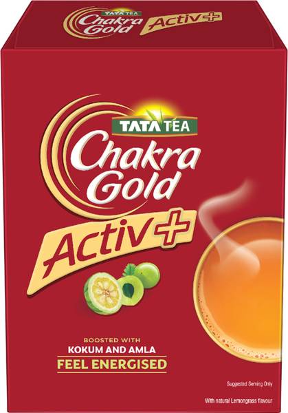 Tata Chakra Gold Activ Plus Lemon Grass, Amla Tea Box