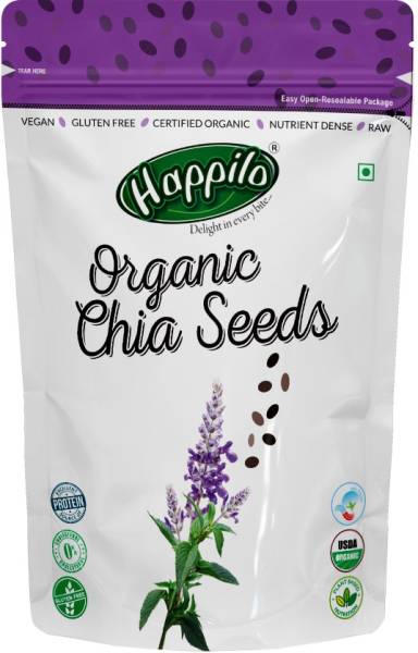 Happilo Premium Raw Organic Authentic White Chia Seeds