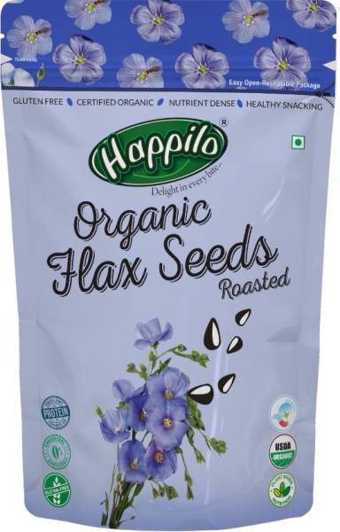 Happilo Premium Organic Authentic Flax seeds Roasted