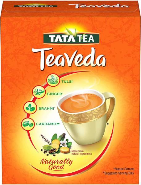 Tata Teaveda Ayurvedic Goodness Brahmi, Tulsi Tea Box
