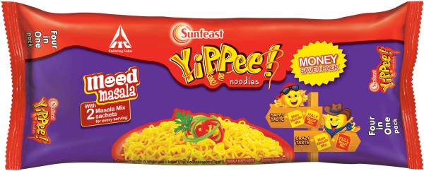 Yippee Mood Masala Instant Noodles Vegetarian