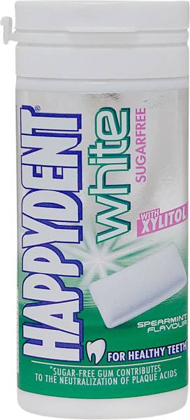 Happydent Xylitol Sugarfree Spearmint Chewing Gum