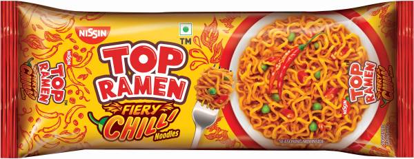 Top Ramen Fiery Chilli Instant Noodles Vegetarian