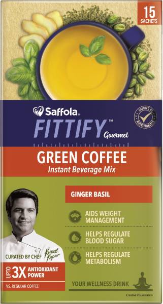 Saffola Fittify Gourmet Ginger Basil Instant Coffee