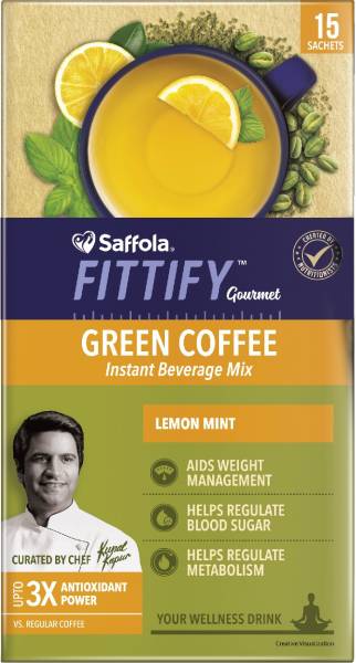 Saffola Fittify Gourmet Lemon Mint Instant Coffee