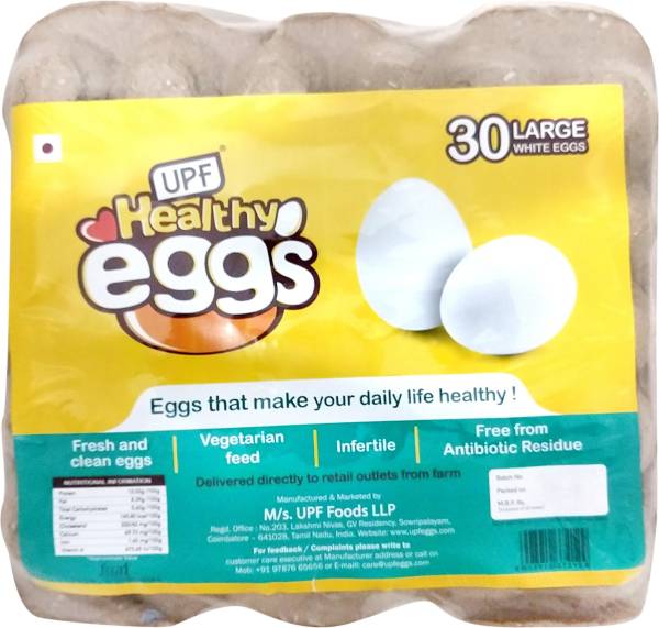 UPF Healthy Hen White Eggs