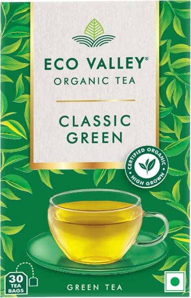 Eco Valley Classic Green Tea Bags Box