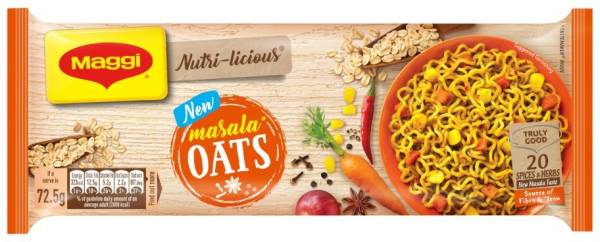Maggi Nutri-licious Oats Masala Instant Noodles Vegetarian