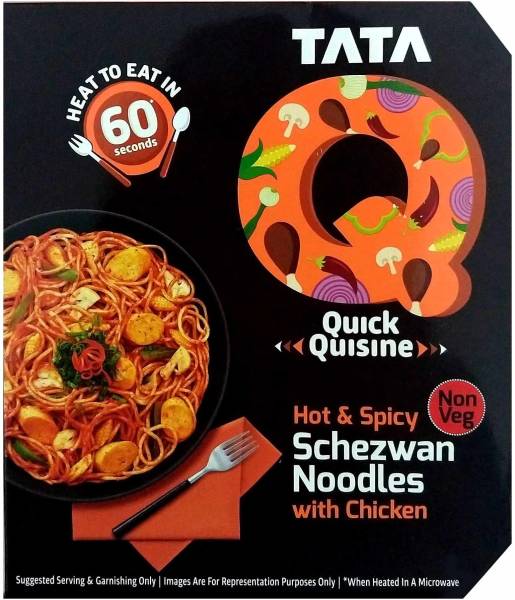 Tata Q Hot and Spicy Schezwan Noodles with Chicken 305 g