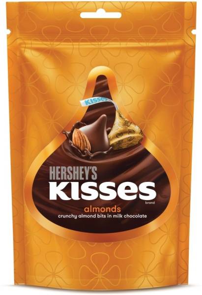 Hershey's Kisses Crunchy Almond Bits in Milk Chocolate Truffles