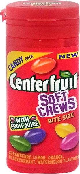 Center Fruit Soft Chews Candy Assorted Chewing Gum