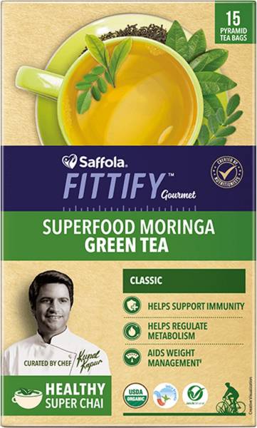 Saffola Fittify Gourmet Classic Green Tea Box