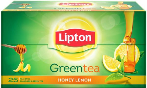 Lipton Honey, Lemon Green Tea Bags Box